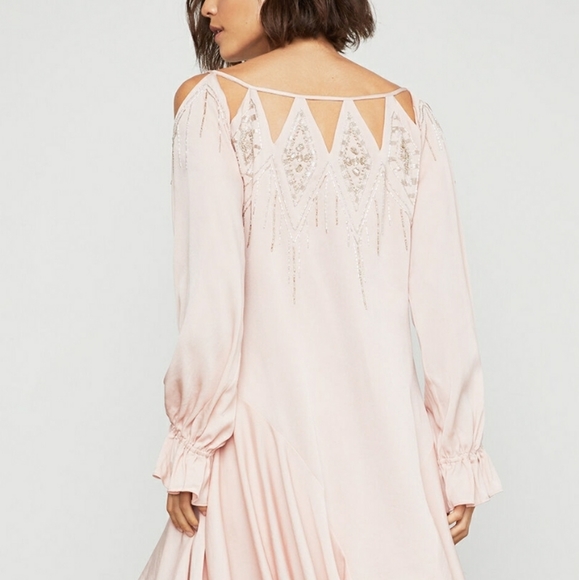 Embroidered Cutout Cocktail Dress - Picture 6 of 8